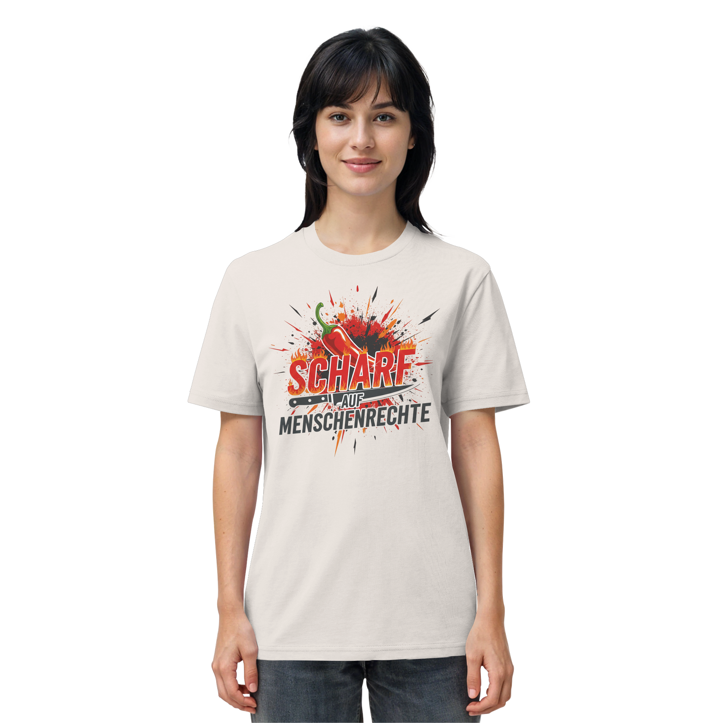 Scharf auf Menschenrechte - Demokratie - Organic Shirt