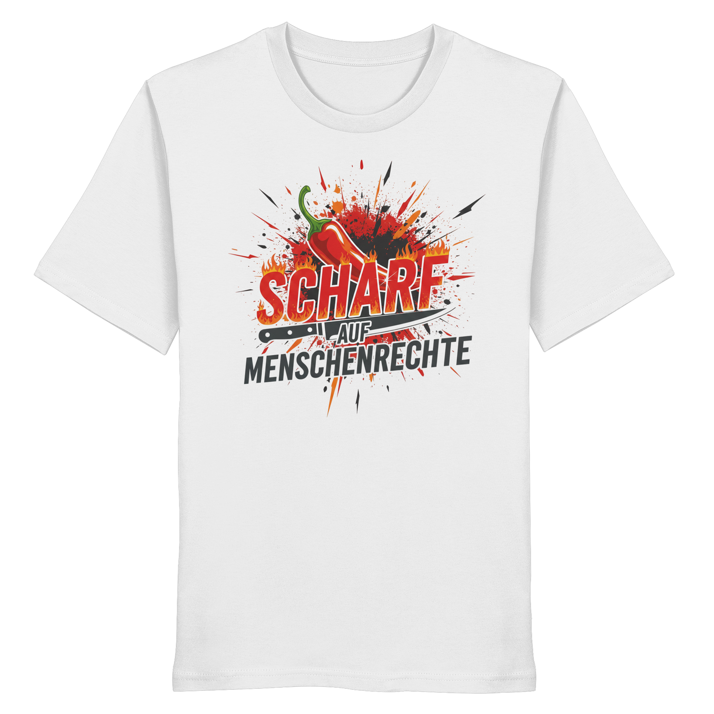 Scharf auf Menschenrechte - Demokratie - Organic Shirt