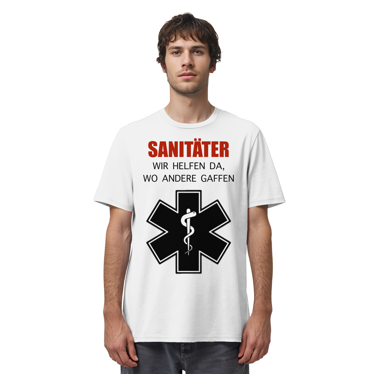 Sanitäter wir helfen da, wo andere gaffen - Rettungsdienst - Organic Shirt