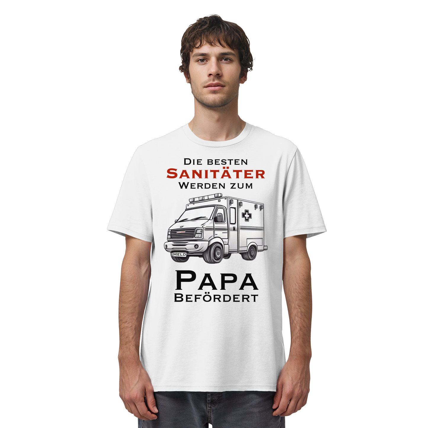 Die besten Sanitäter werden zum PAPA befördert - Rettungsdienst - Organic Shirt