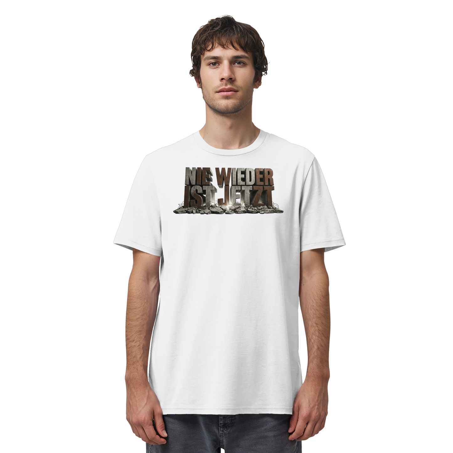 Nie wieder ist jetzt  - Demokratie  - Organic Shirt