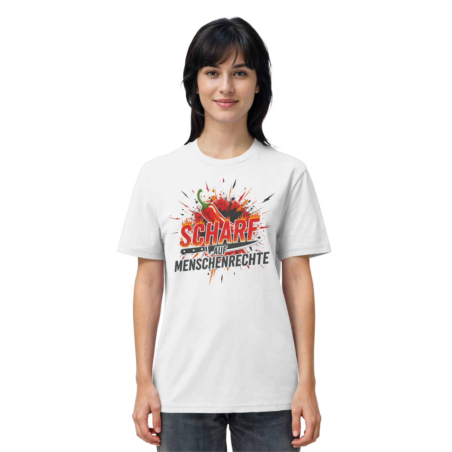 Scharf auf Menschenrechte - Demokratie - Organic Shirt
