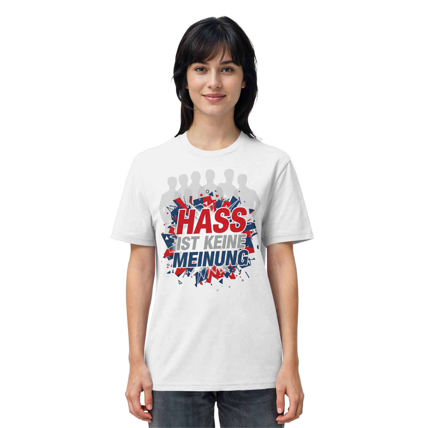 Hass ist keine Meinung  - Demokratie - Organic Shirt