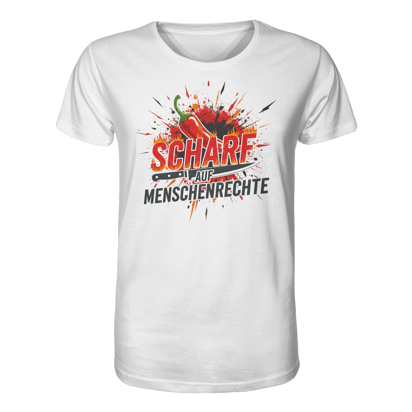 Scharf auf Menschenrechte - Demokratie - Organic Shirt