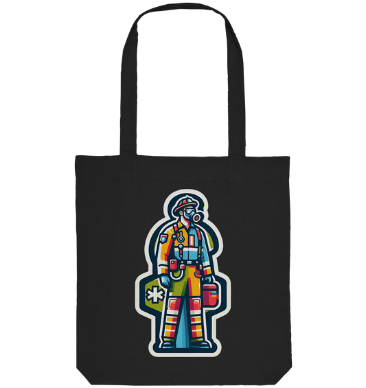 Colorful paramedic/ firefighter - Organic Tote-Bag