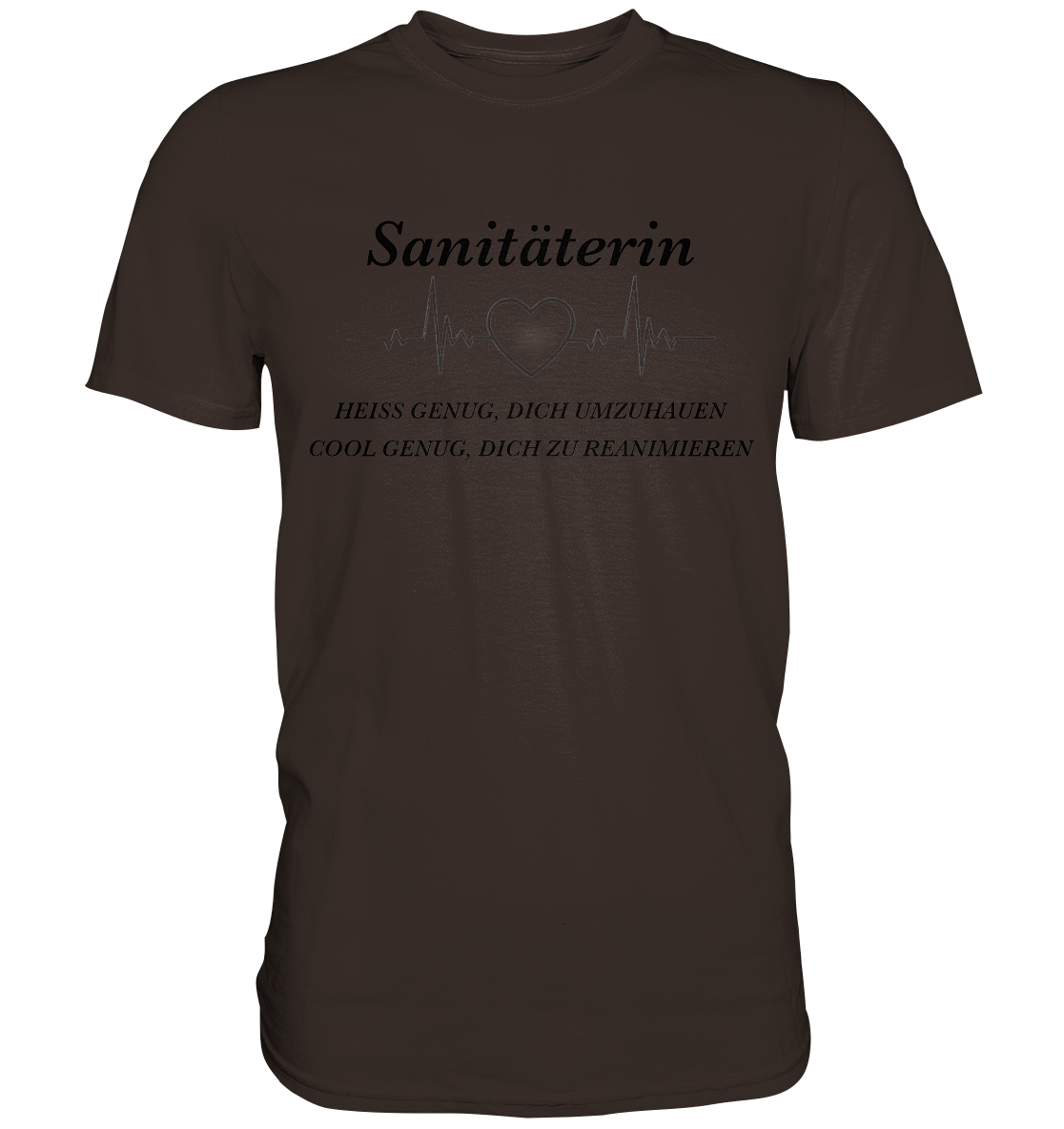 Sanitäterin - heiß und cool - Premium Shirt