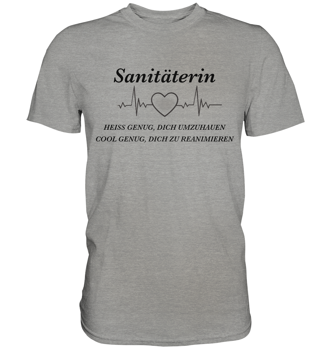 Sanitäterin - heiß und cool - Premium Shirt