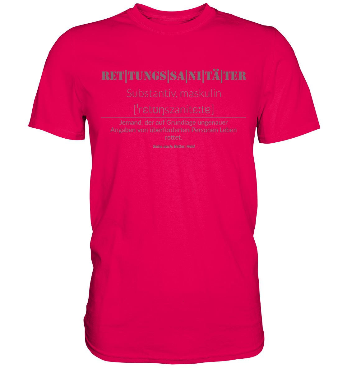 Rettungssanitäter  - Premium Shirt