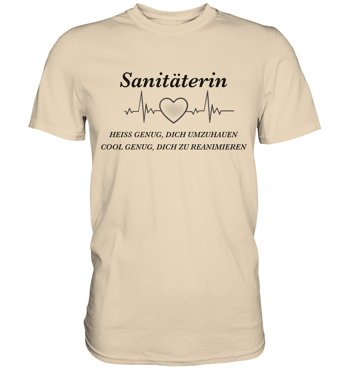 Sanitäterin - heiß und cool - Premium Shirt