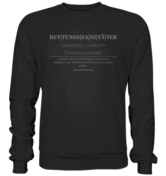 Rettungssanitäter  - Premium Sweatshirt