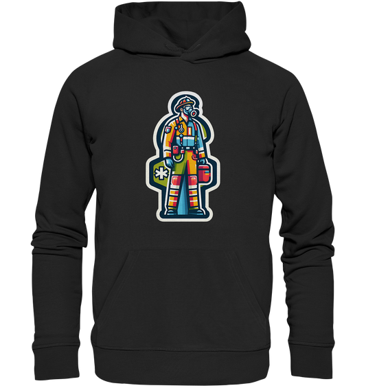 Colorful paramedic/ firefighter - Premium Unisex Hoodie