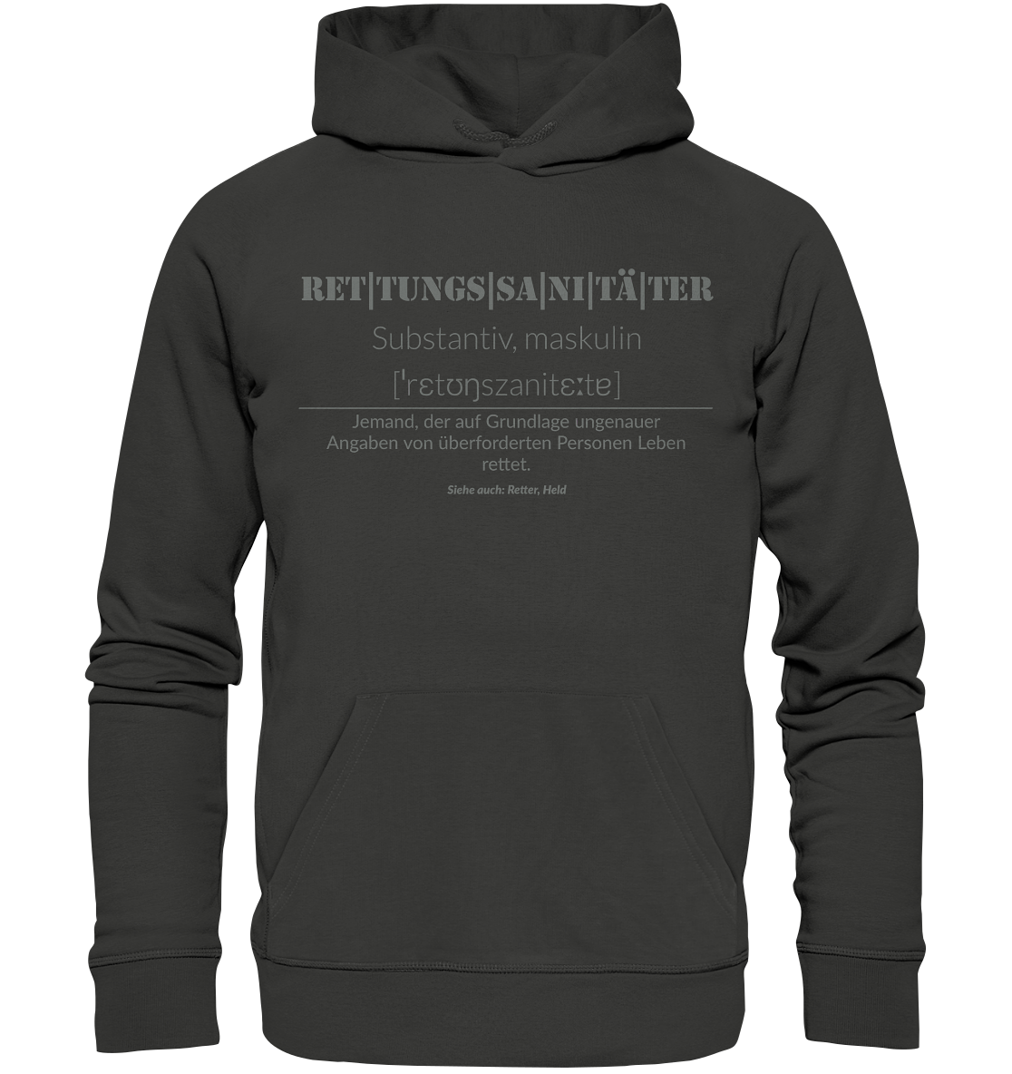 Rettungssanitäter  - Premium Unisex Hoodie