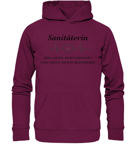 Sanitäterin - heiß und cool - Premium Unisex Hoodie