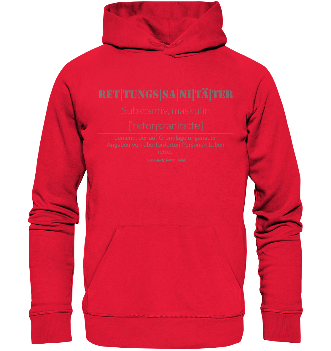 Rettungssanitäter  - Premium Unisex Hoodie