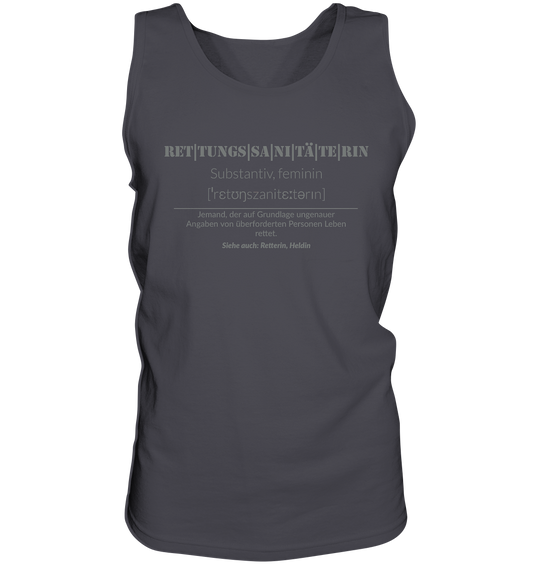 Rettungssanitäterin - Tank-Top