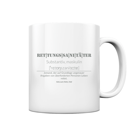 Rettungssanitäter  - Tasse glossy