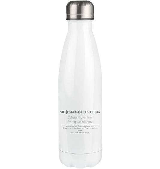 Notfallsanitäterin - Thermoflasche 500ml